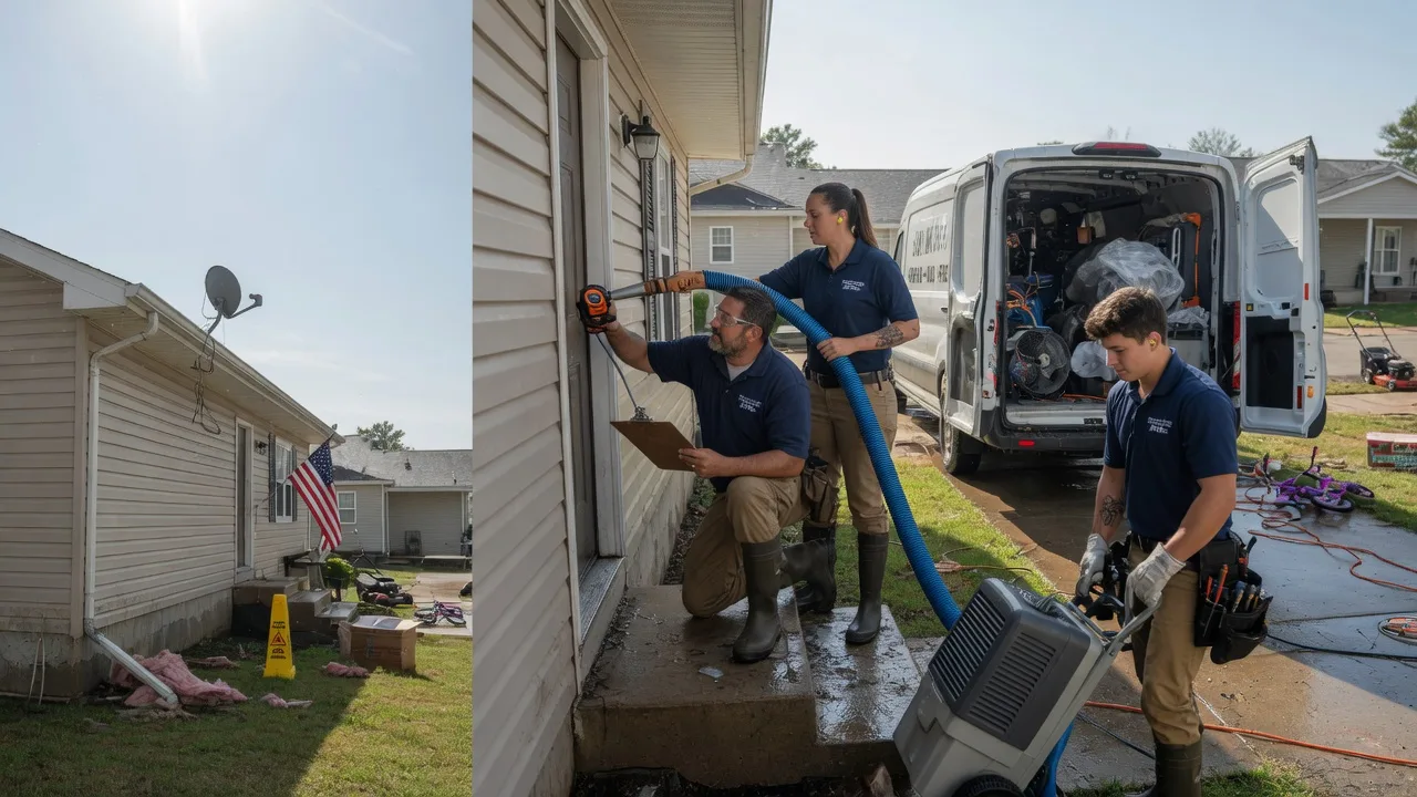 Ceiling Water Damage Restoration in Northwood, OH near me
